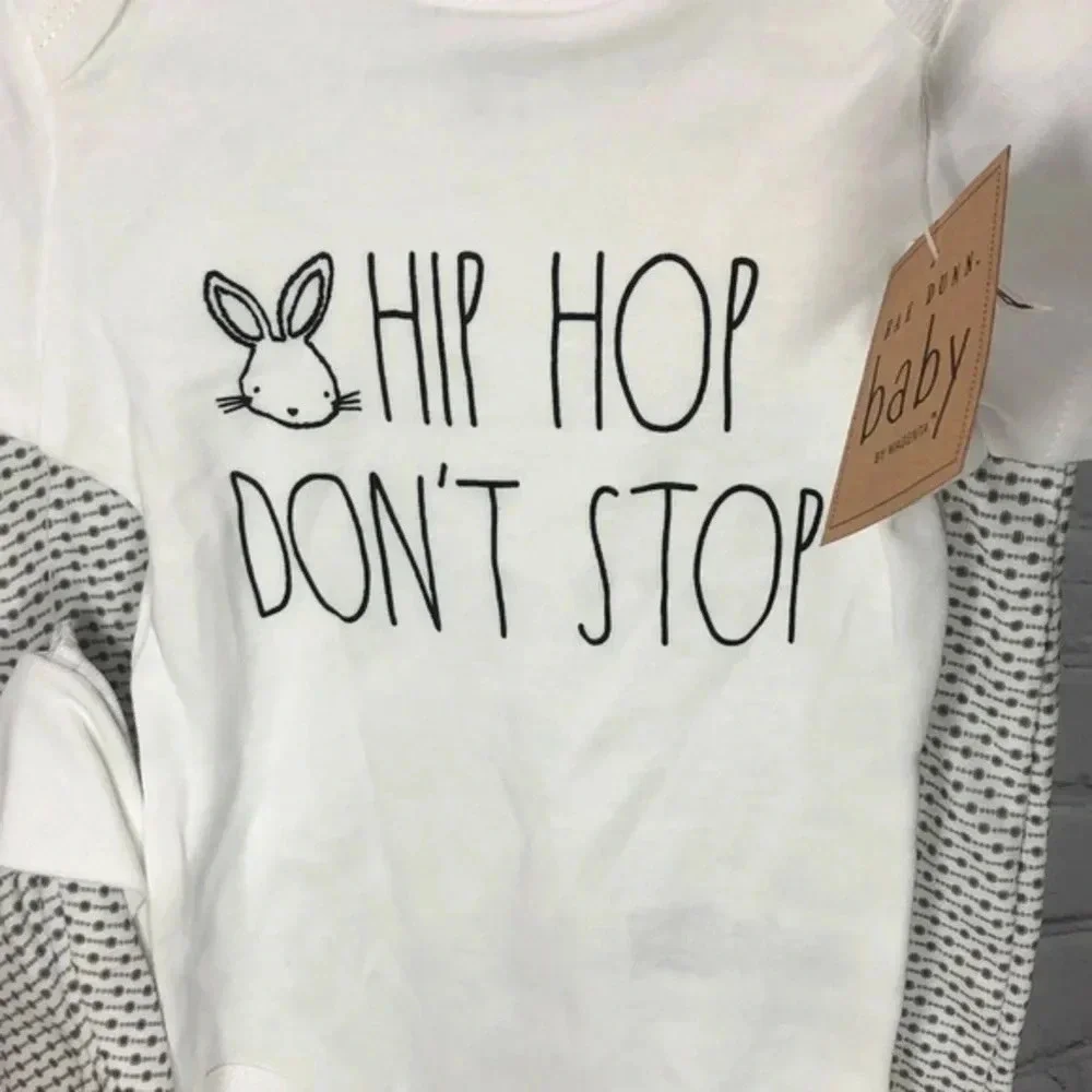 NWT Rae Dunn 3pc set HIP HOP DON’T STOP